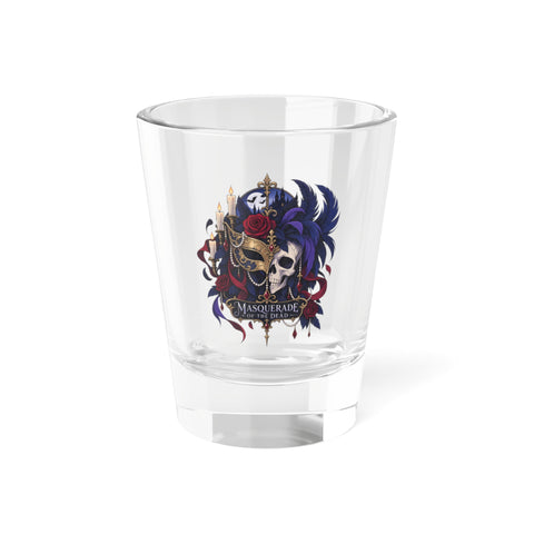 Masquerade of the Dead Shot Glass, 1.5oz