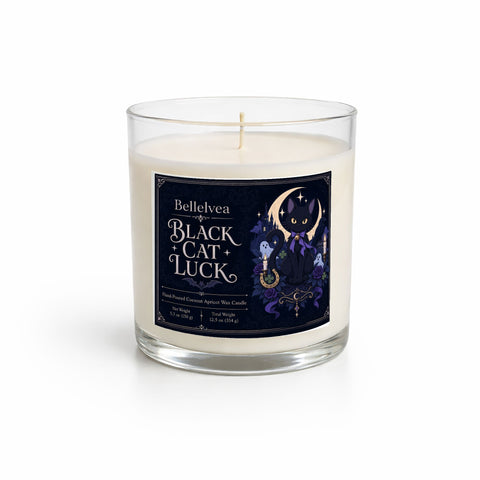 Black Cat Luck Candle