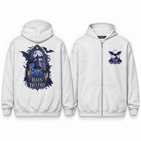 Bats in the Belfry Unisex Zip Hoodie