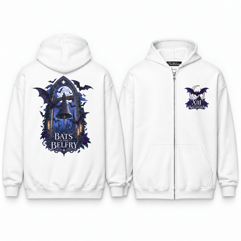 Bats in the Belfry Unisex Zip Hoodie