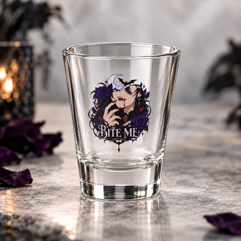 Bite Me Shot Glass, 1.5oz