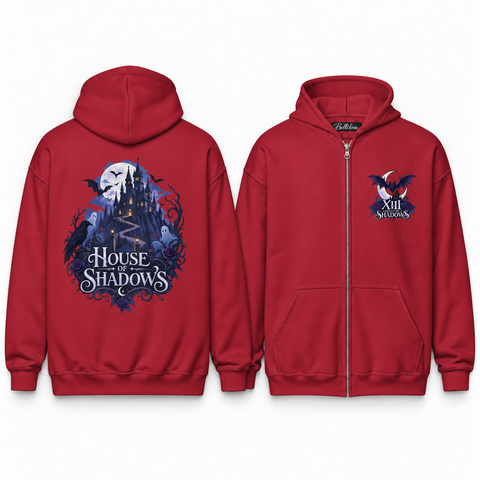 House of Shadows Unisex Zip Hoodie