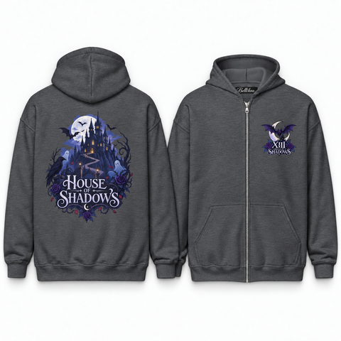House of Shadows Unisex Zip Hoodie