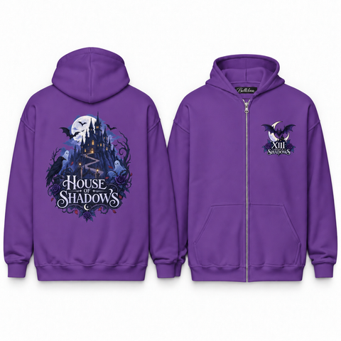 House of Shadows Unisex Zip Hoodie
