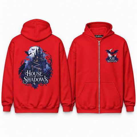 House of Shadows Unisex Zip Hoodie