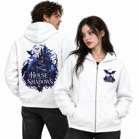 House of Shadows Unisex Zip Hoodie