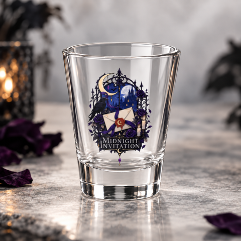 Midnight Invitation Shot Glass, 1.5oz