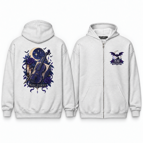 Nocturne Unisex Zip Hoodie