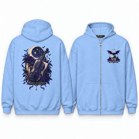 Nocturne Unisex Zip Hoodie