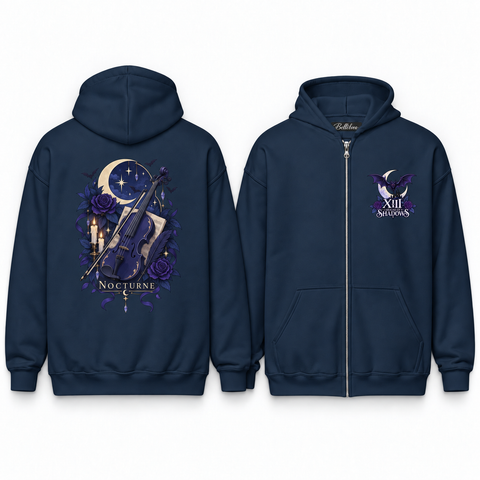 Nocturne Unisex Zip Hoodie