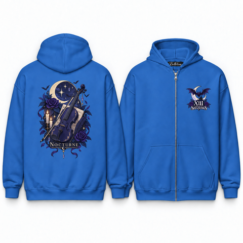 Nocturne Unisex Zip Hoodie