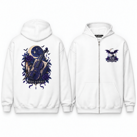Nocturne Unisex Zip Hoodie
