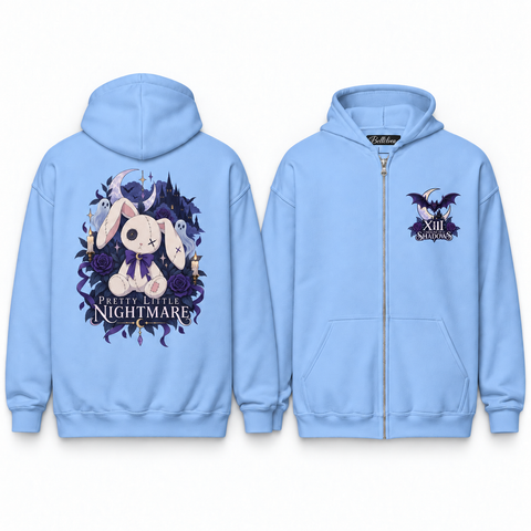 Pretty Little Nightmare Unisex Zip Hoodie