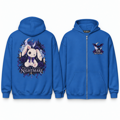 Pretty Little Nightmare Unisex Zip Hoodie