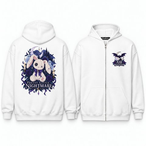 Pretty Little Nightmare Unisex Zip Hoodie