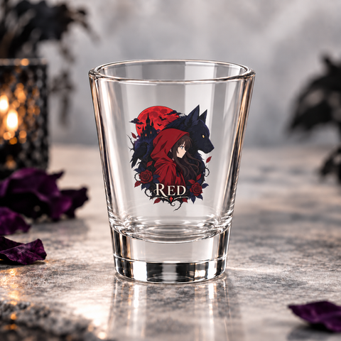 Red Shot Glass, 1.5oz