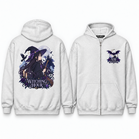 Witching Hour Unisex Zip Hoodie