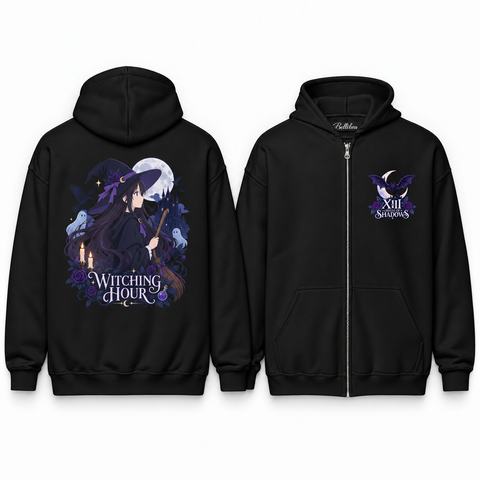 Witching Hour Unisex Zip Hoodie