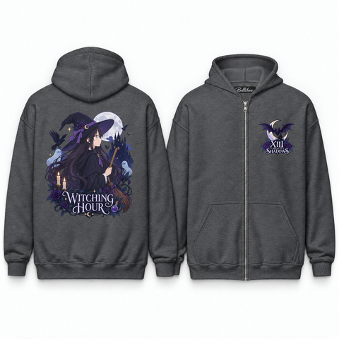 Witching Hour Unisex Zip Hoodie
