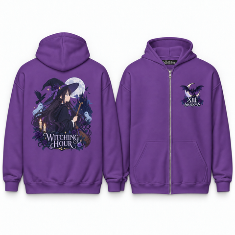 Witching Hour Unisex Zip Hoodie