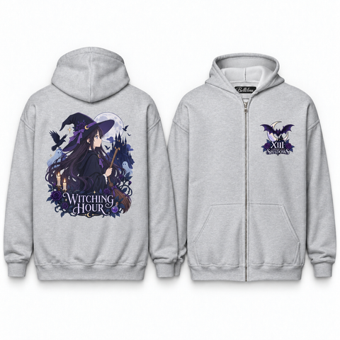 Witching Hour Unisex Zip Hoodie