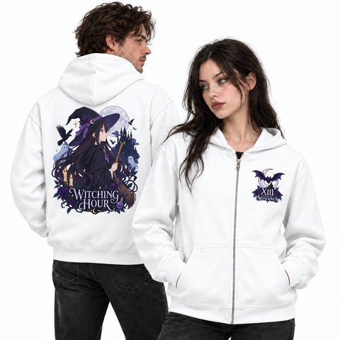 Witching Hour Unisex Zip Hoodie