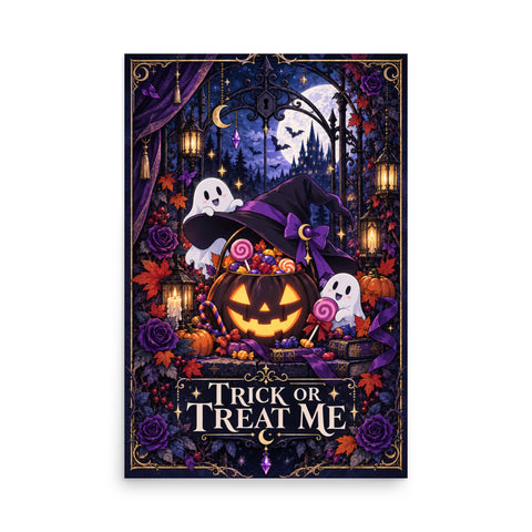 Trick or Treat Me Poster